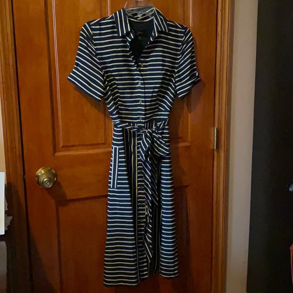 J. Crew Striped Dress Size 00P